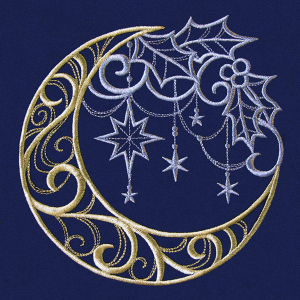 Celestial Christmas - Lunar Wreath