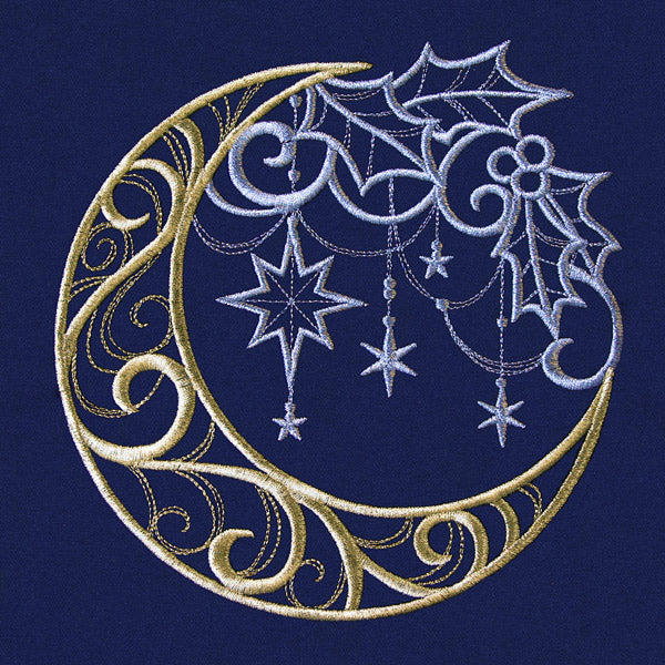Celestial Christmas - Lunar Wreath