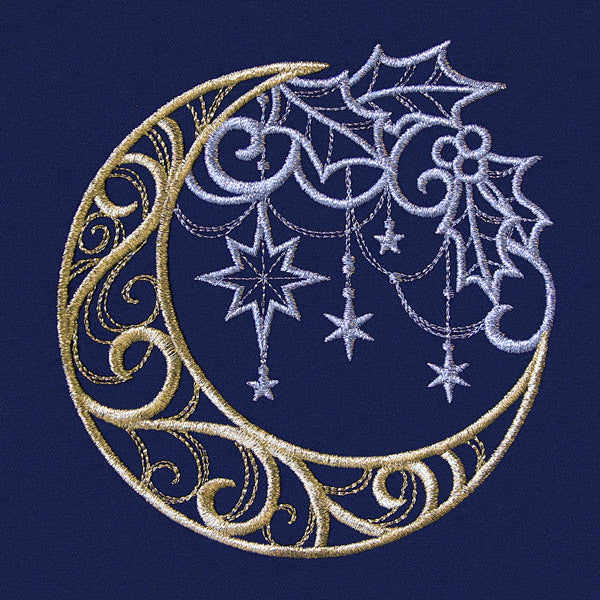 Celestial Christmas - Lunar Wreath