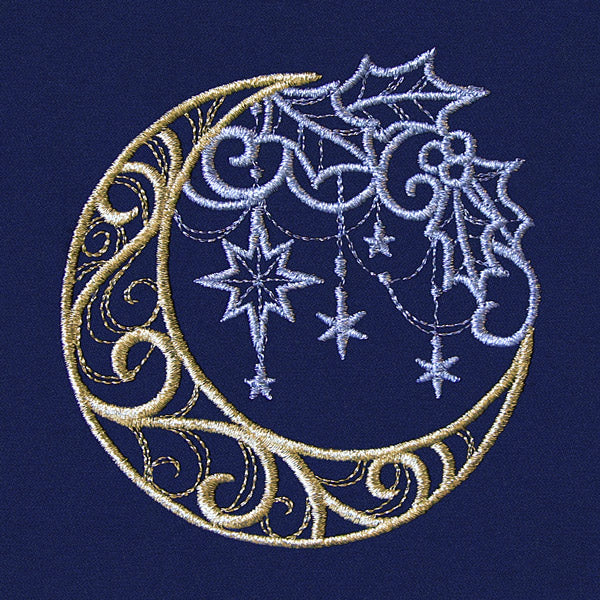 Celestial Christmas - Lunar Wreath