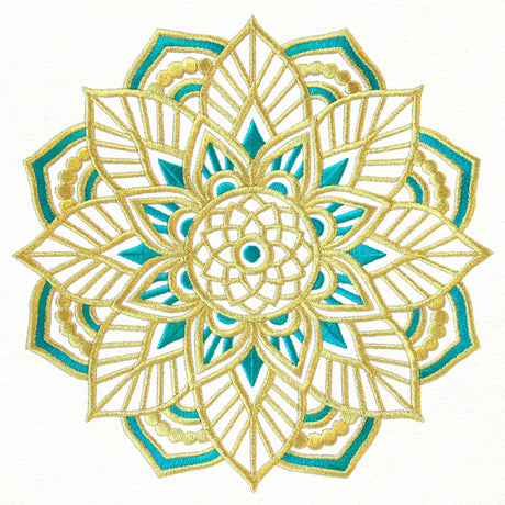 Bohemian Gold - Lotus Medallion