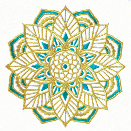 Bohemian Gold - Lotus Medallion