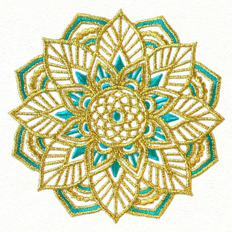 Bohemian Gold - Lotus Medallion