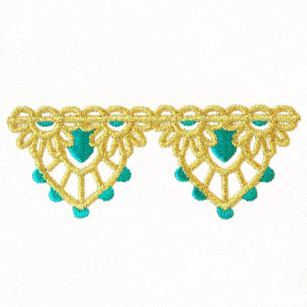 Bohemian Gold - Scalloped Border