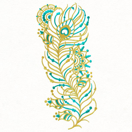 Bohemian Gold - Peacock Feather