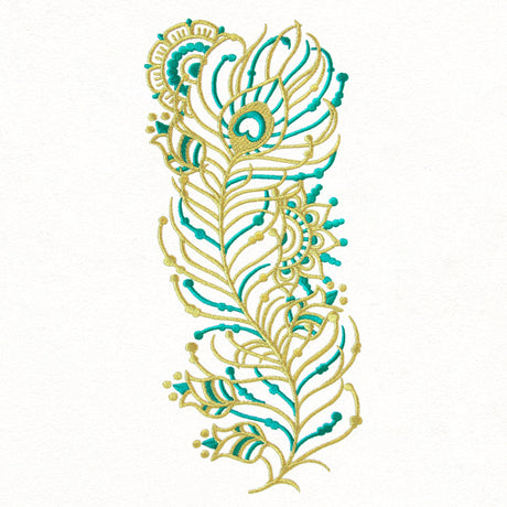 Bohemian Gold - Peacock Feather