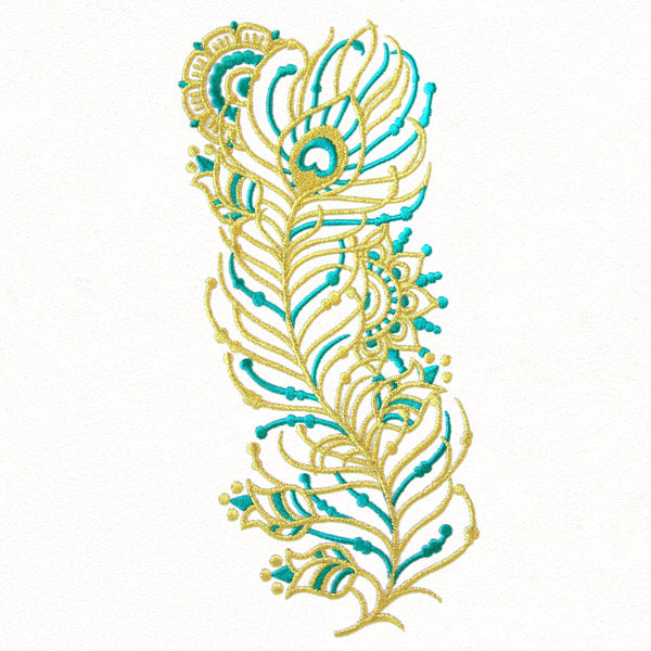 Bohemian Gold - Peacock Feather