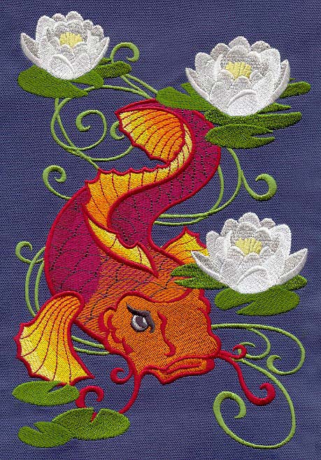 Koi and Lilies
