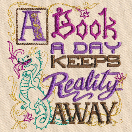A Book a Day Keeps Reality Away