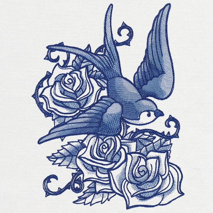 Delft Blue Swallow