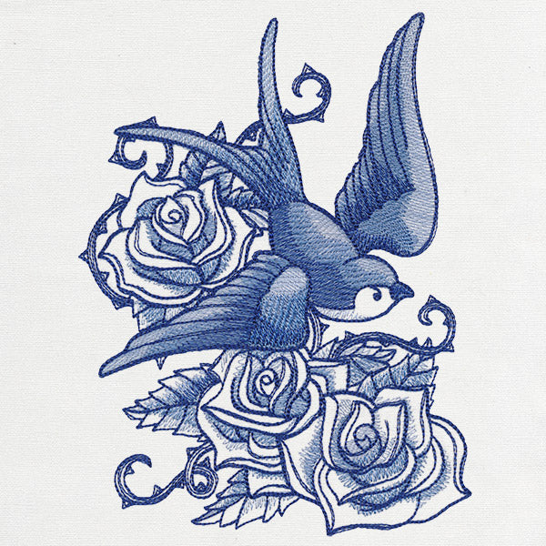 Delft Blue Swallow