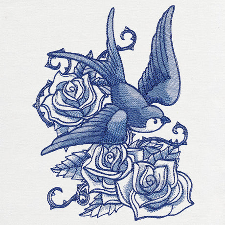 Delft Blue Swallow