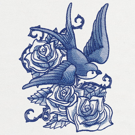 Delft Blue Swallow
