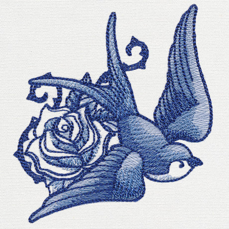 Delft Blue Swallow