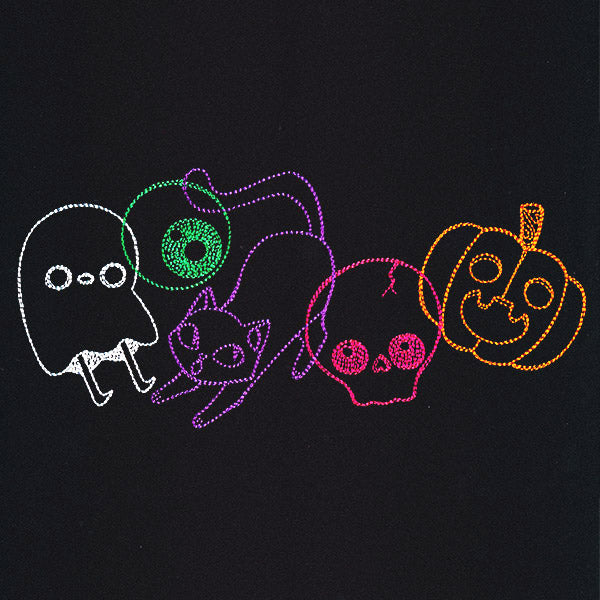 Creepy Characters Border