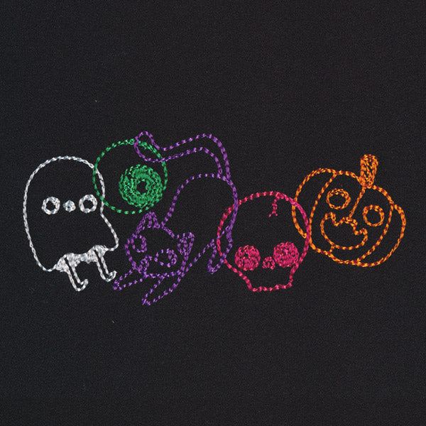 Creepy Characters Border