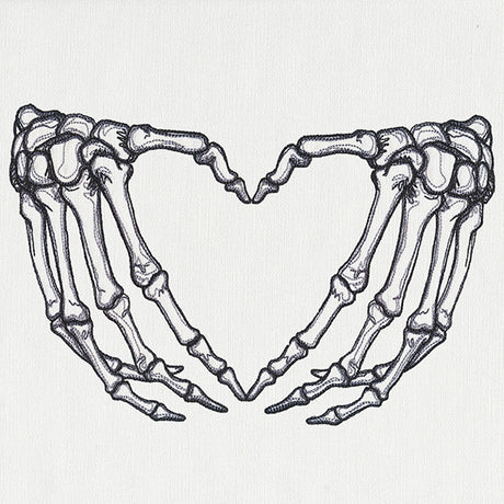 Skeleton Heart Hands
