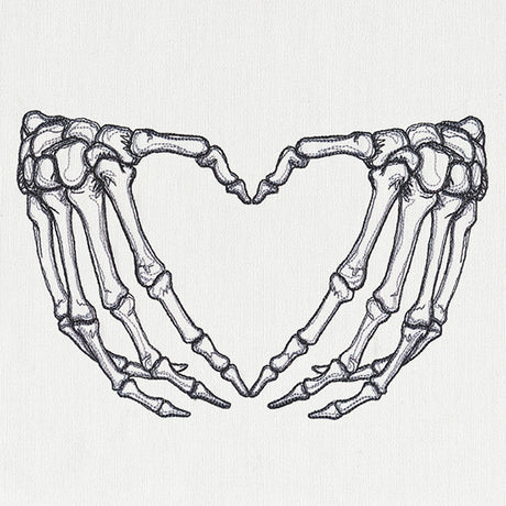 Skeleton Heart Hands