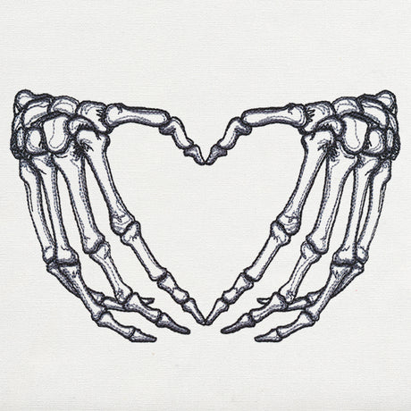 Skeleton Heart Hands