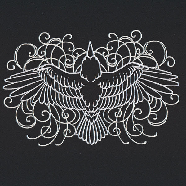 Scrolled Raven