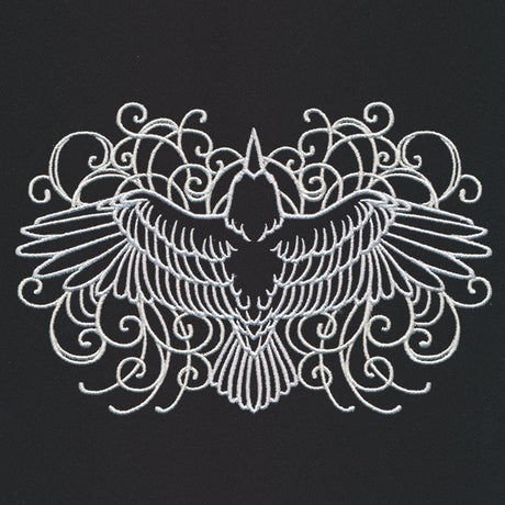 Scrolled Raven
