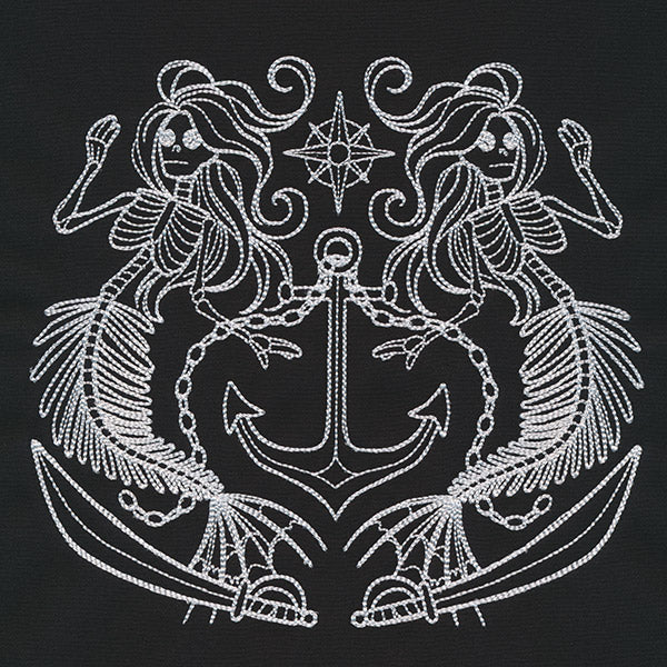 Mermaid Skeleton Crest