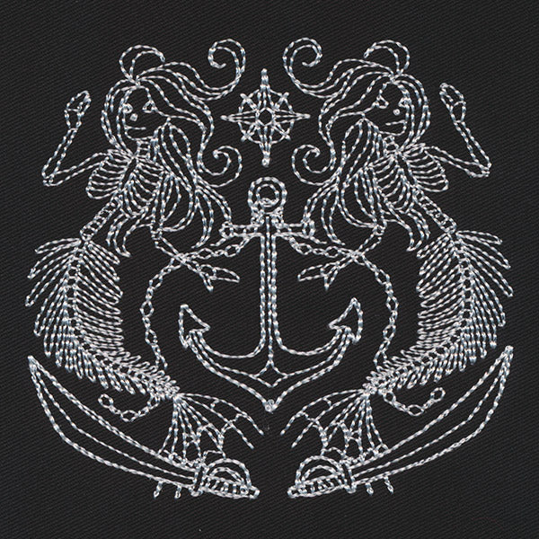 Mermaid Skeleton Crest