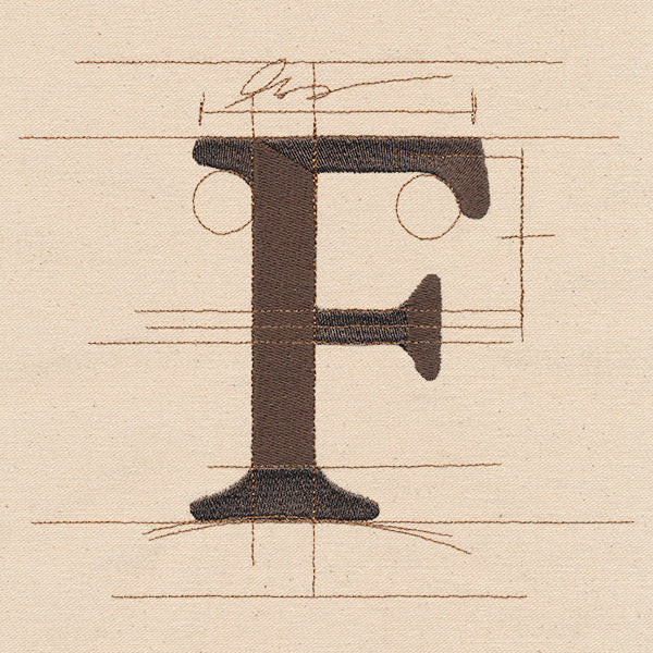 Drafting Letter F