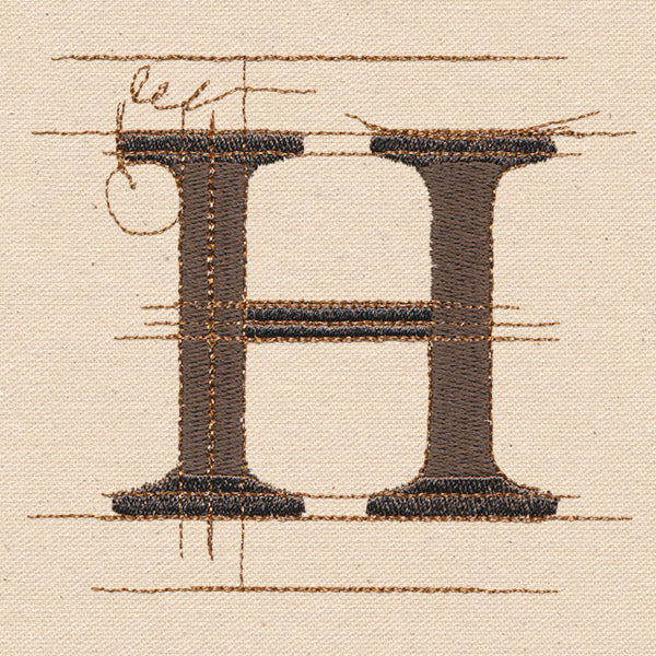 Drafting Letter H