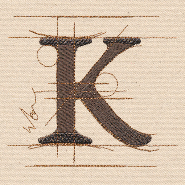 Drafting Letter K