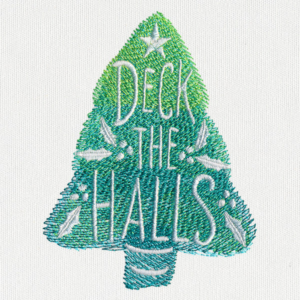 Watercolor Christmas - Deck the Halls