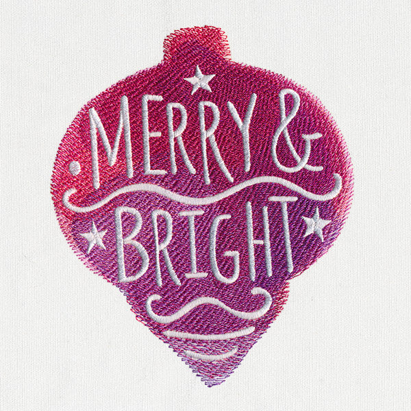 Watercolor Christmas - Merry and Bright