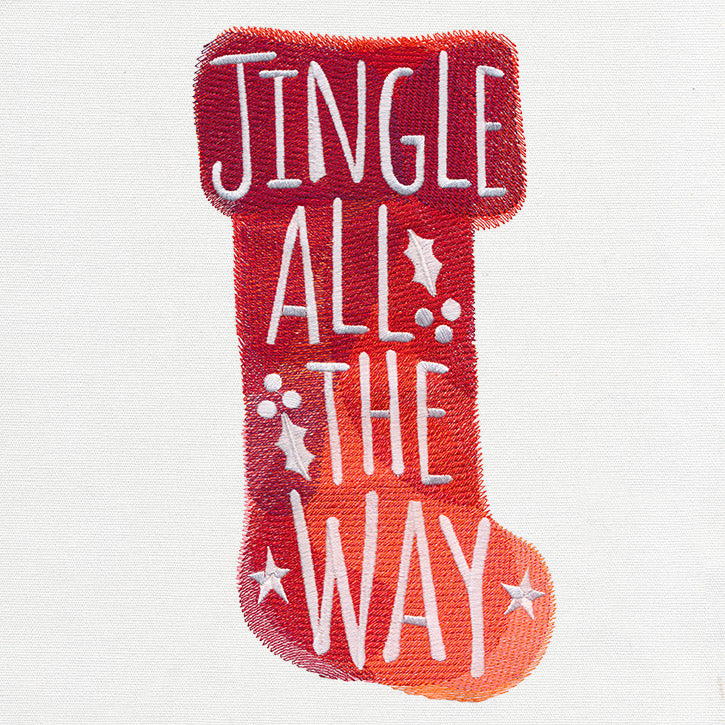 Watercolor Christmas - Jingle all the Way