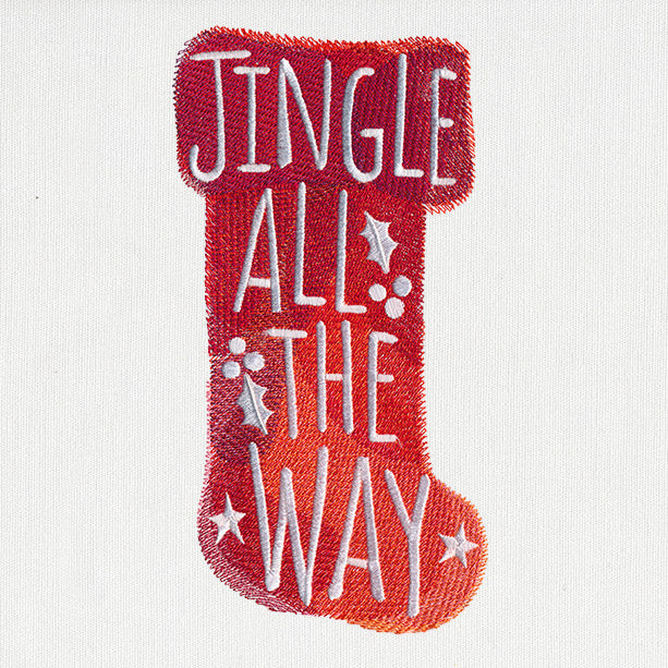 Watercolor Christmas - Jingle all the Way
