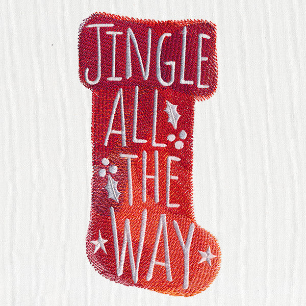 Watercolor Christmas - Jingle all the Way