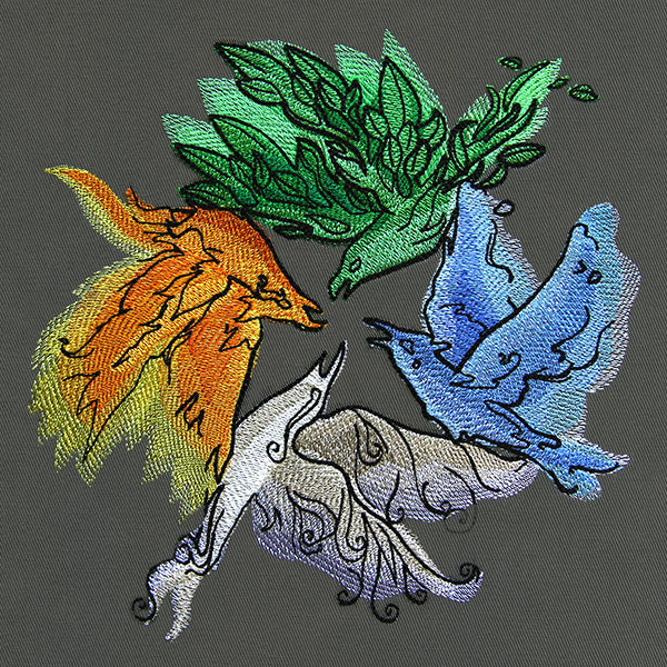 Four Elements Birds