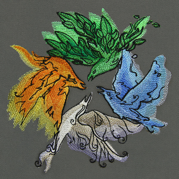 Four Elements Birds
