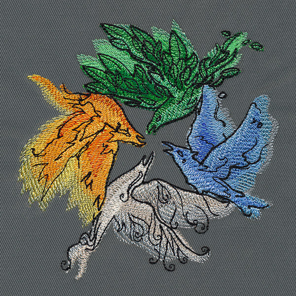 Four Elements Birds