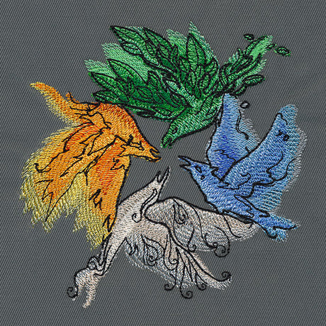 Four Elements Birds
