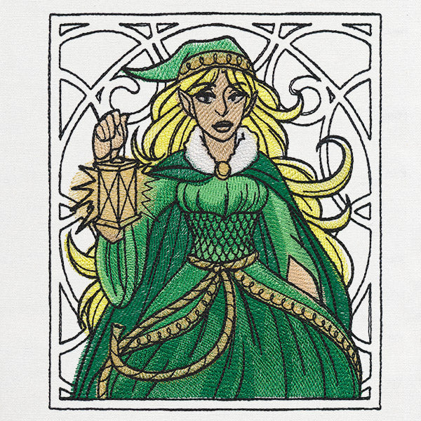 Art Nouveau Christmas - Elf