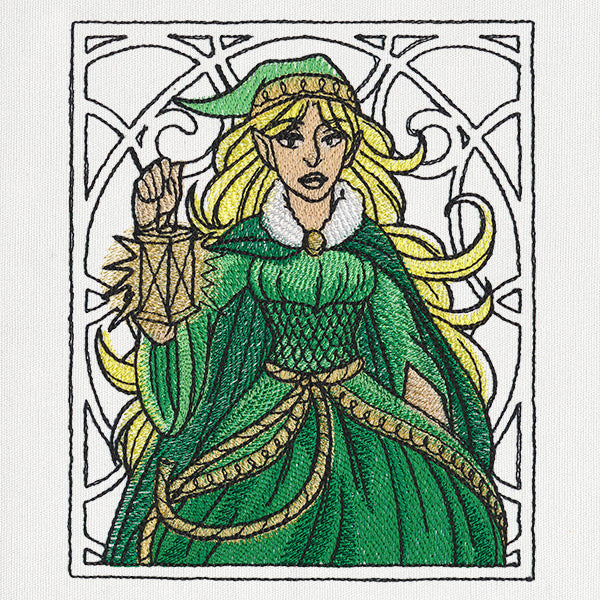 Art Nouveau Christmas - Elf