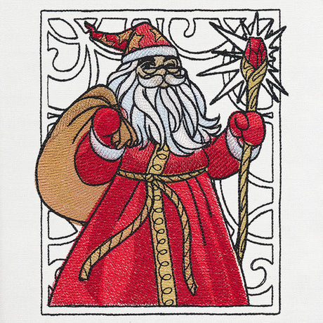 Art Nouveau Christmas - Santa