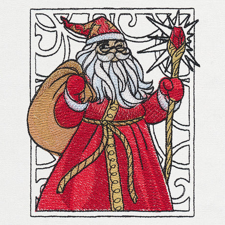 Art Nouveau Christmas - Santa