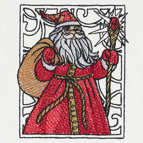 Art Nouveau Christmas - Santa