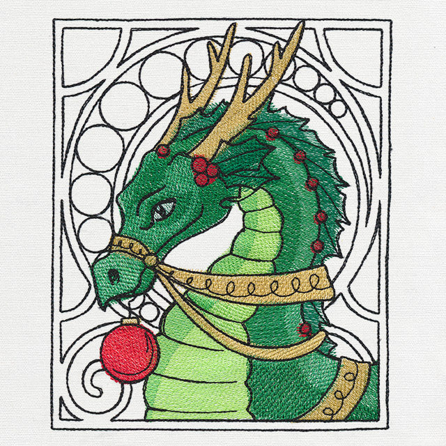 Art Nouveau Christmas - Dragon