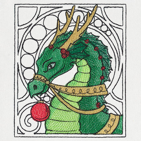 Art Nouveau Christmas - Dragon