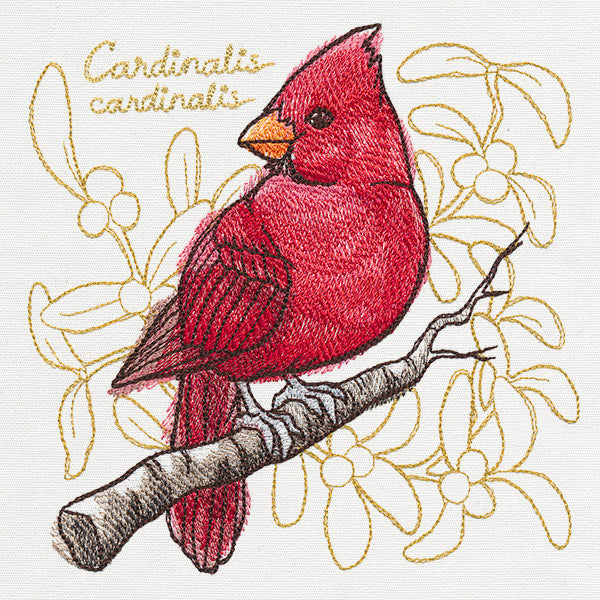 Yuletide Medley - Painted Cardinal