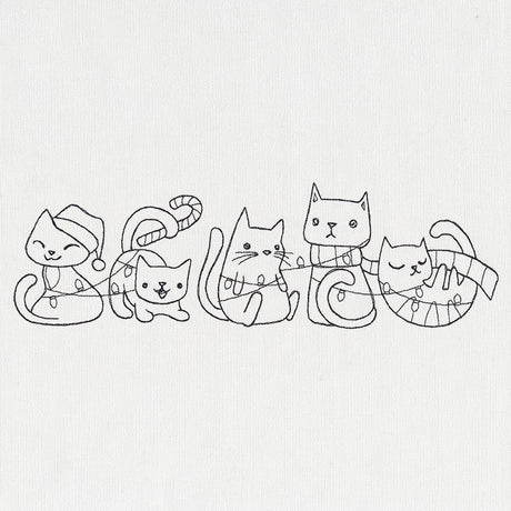 Tangled Kittens Border