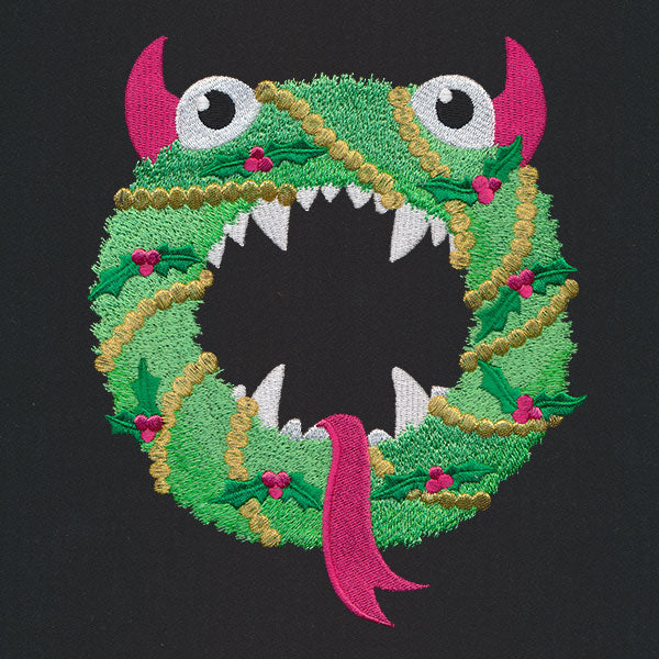 Merry Monster Wreath
