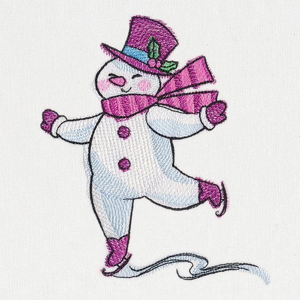 Retro Revelry - Snowman